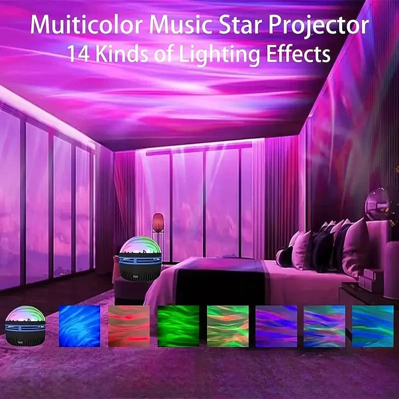 LED Galaxy Projector Light Colorful Galaxy Sky Projector