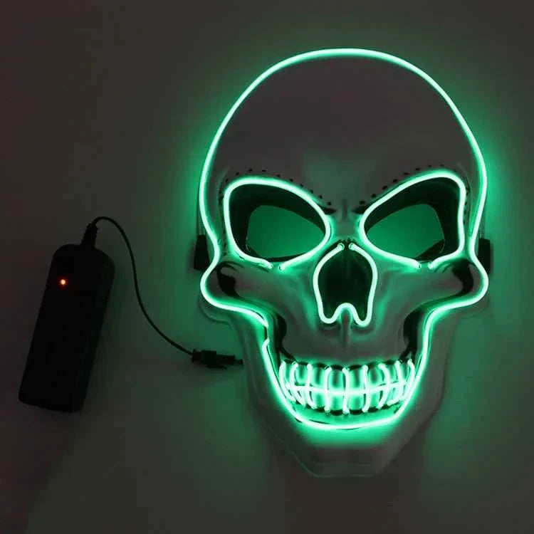Horror Skull LED Light Full Face Cosplay Mask