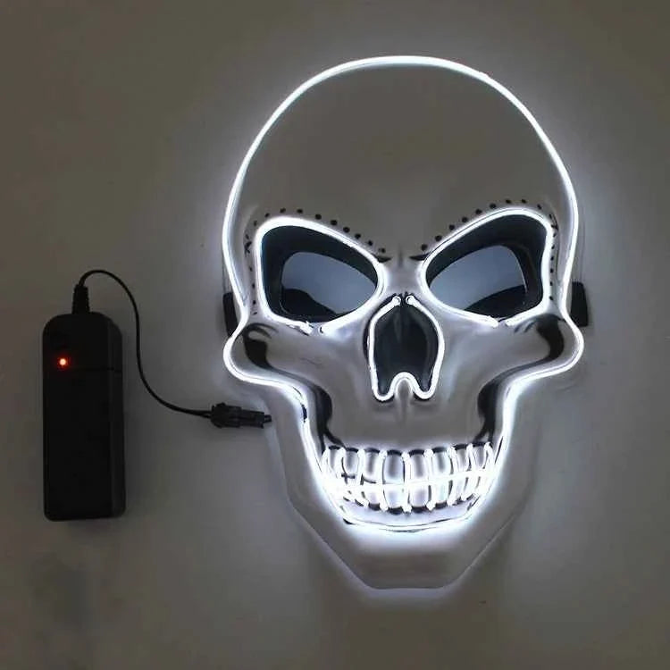Horror Skull LED Light Full Face Cosplay Mask