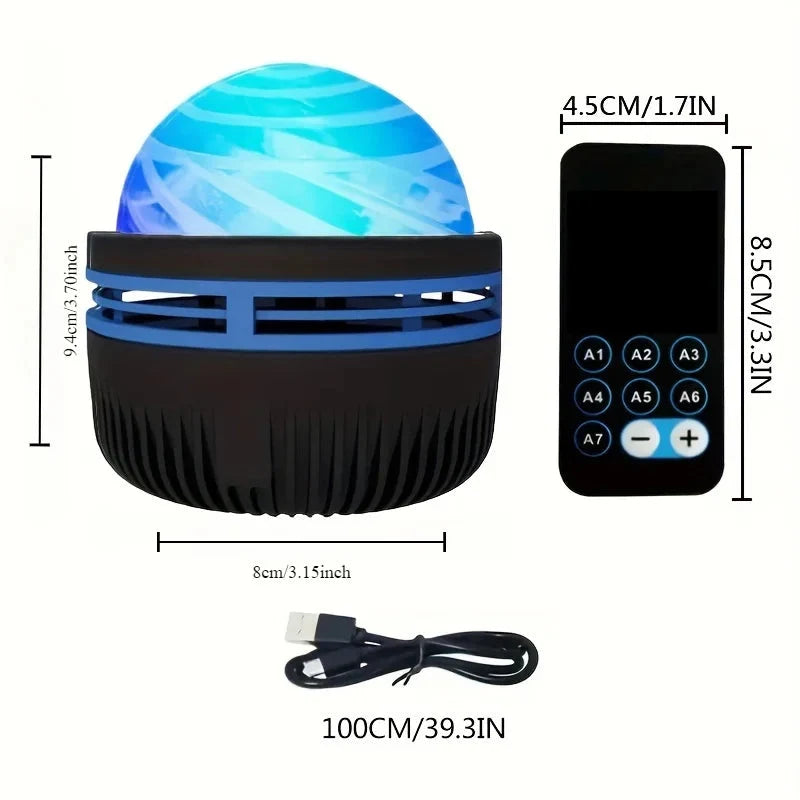 LED Galaxy Projector Light Colorful Galaxy Sky Projector