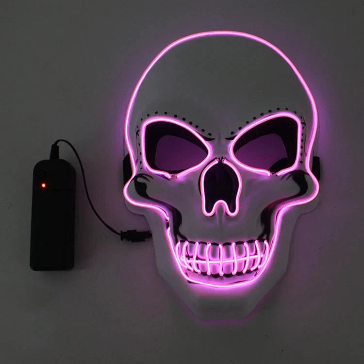Horror Skull LED Light Full Face Cosplay Mask